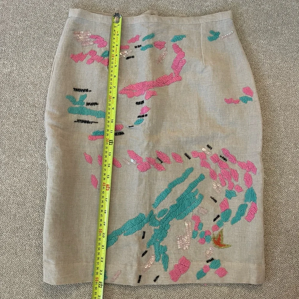 Anthropologie women’s Tracy Reese Multi Color Professional Skirt - Picture 2 of 6